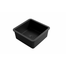 Matte Black Drop in Sink 